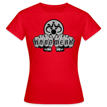 Frauen T-Shirt "Drechsler" Rot Frauen T-Shirt