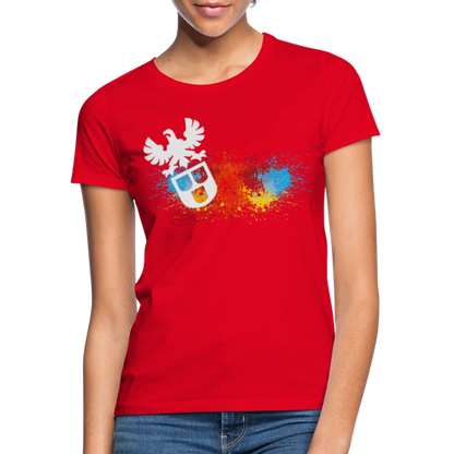 Frauen T-Shirt "Splash-Maler" Frauen T-Shirt