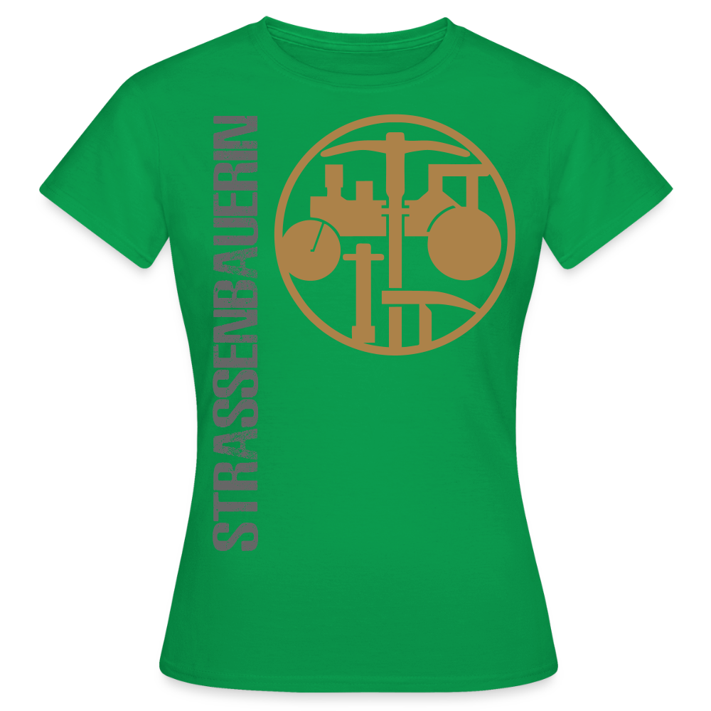 Frauen T-Shirt "Strassenbauerin" Kelly Green Frauen T-Shirt