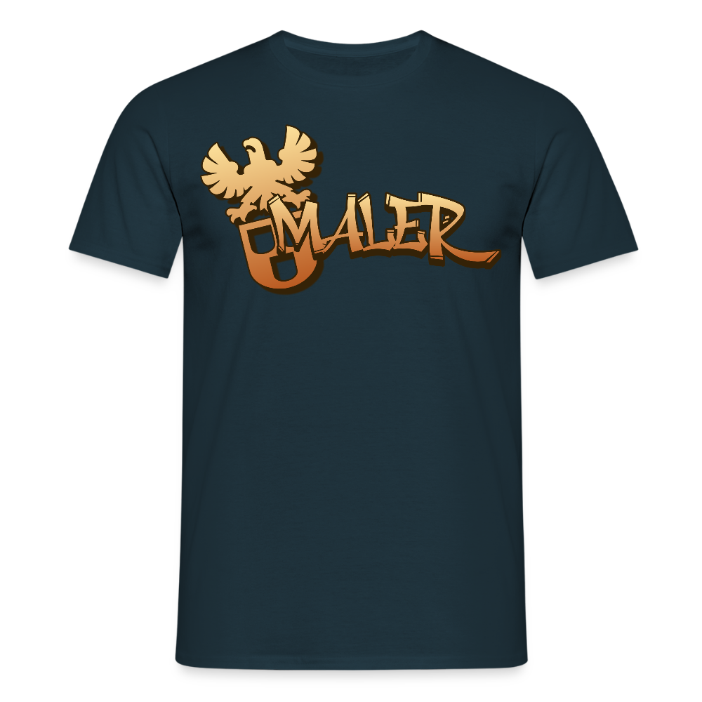 Unisex T-Shirt "Maler" Navy Männer T-Shirt