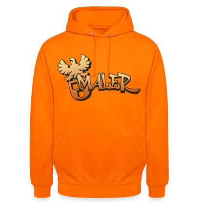 Unisex Hoodie "Maler" Orange Unisex Hoodie