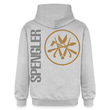 Gildan Unisex Softstyle® "Spengler" Hellgrau meliert Gildan Unisex Softstyle® Midweight Hoodie