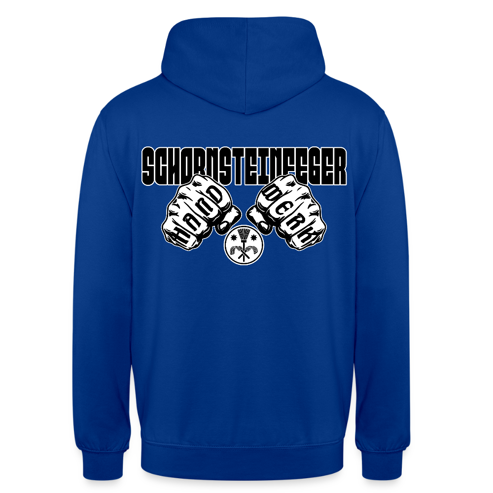 Unisex Hoodie "Schornsteinfeger" Royalblau Unisex Hoodie