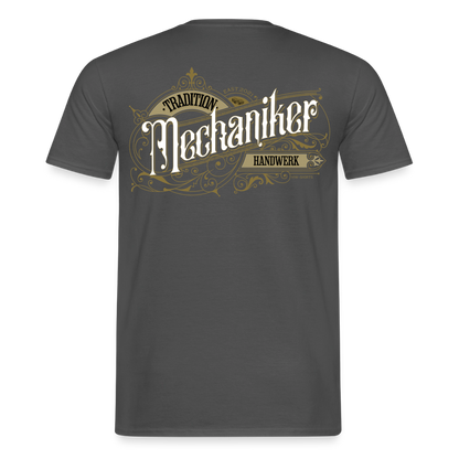 Unisex Mechaniker-T-Shirt von Spreadconnect mit nostalgischem Druck, bequemes Männer T-Shirt aus weichem Stoff, casual Look
