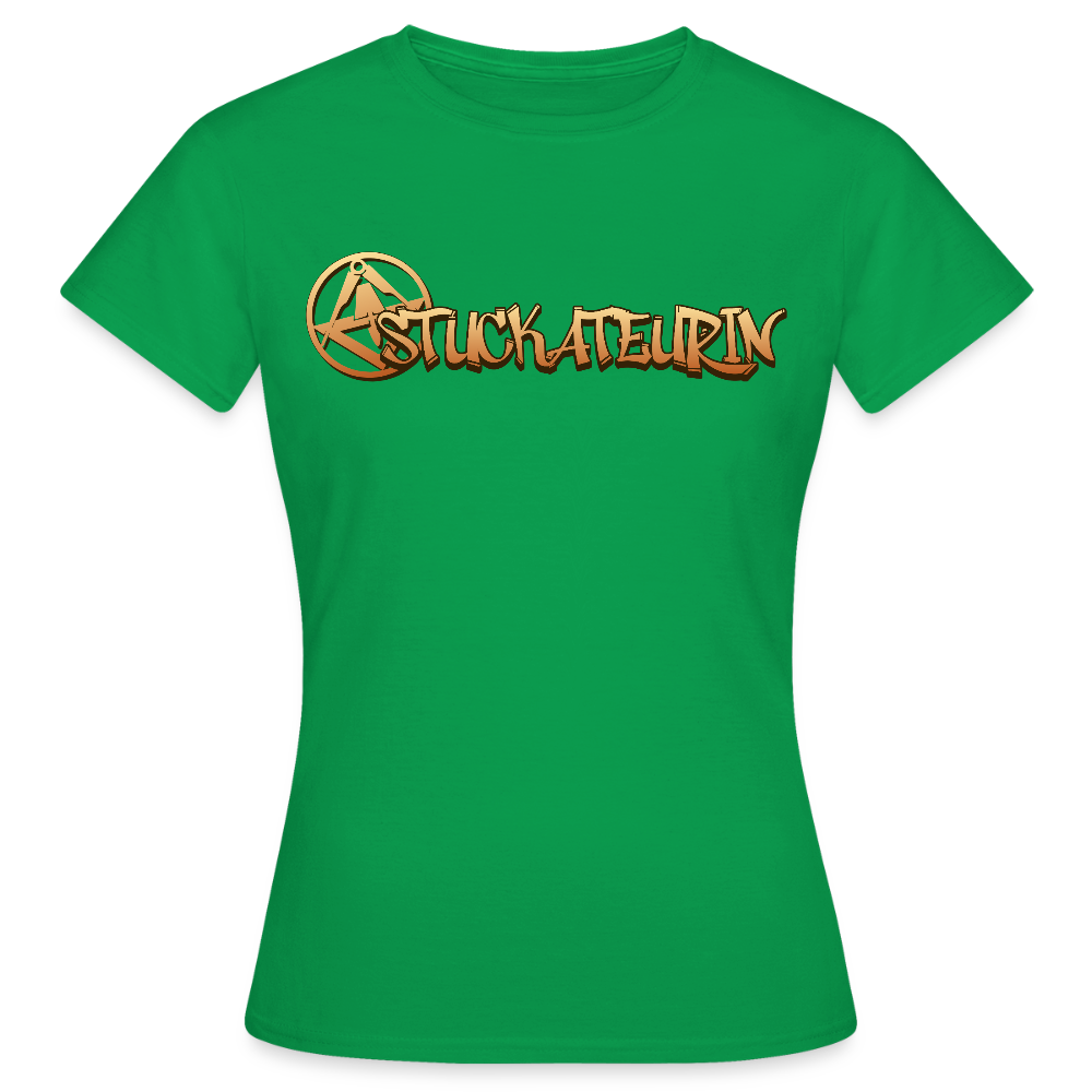 Frauen T-Shirt "Stuckateurin" Kelly Green Frauen T-Shirt