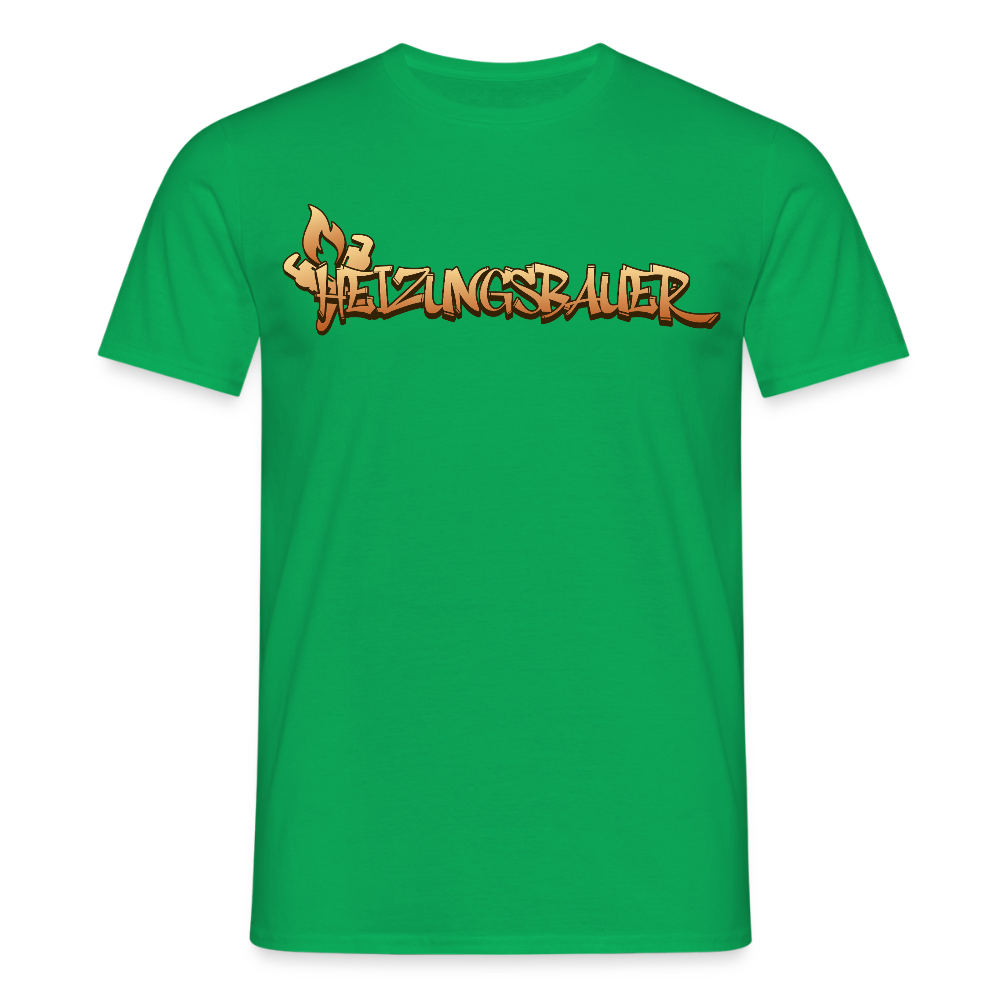 Unisex T-Shirt "Heizungsbauer" Kelly Green Männer T-Shirt