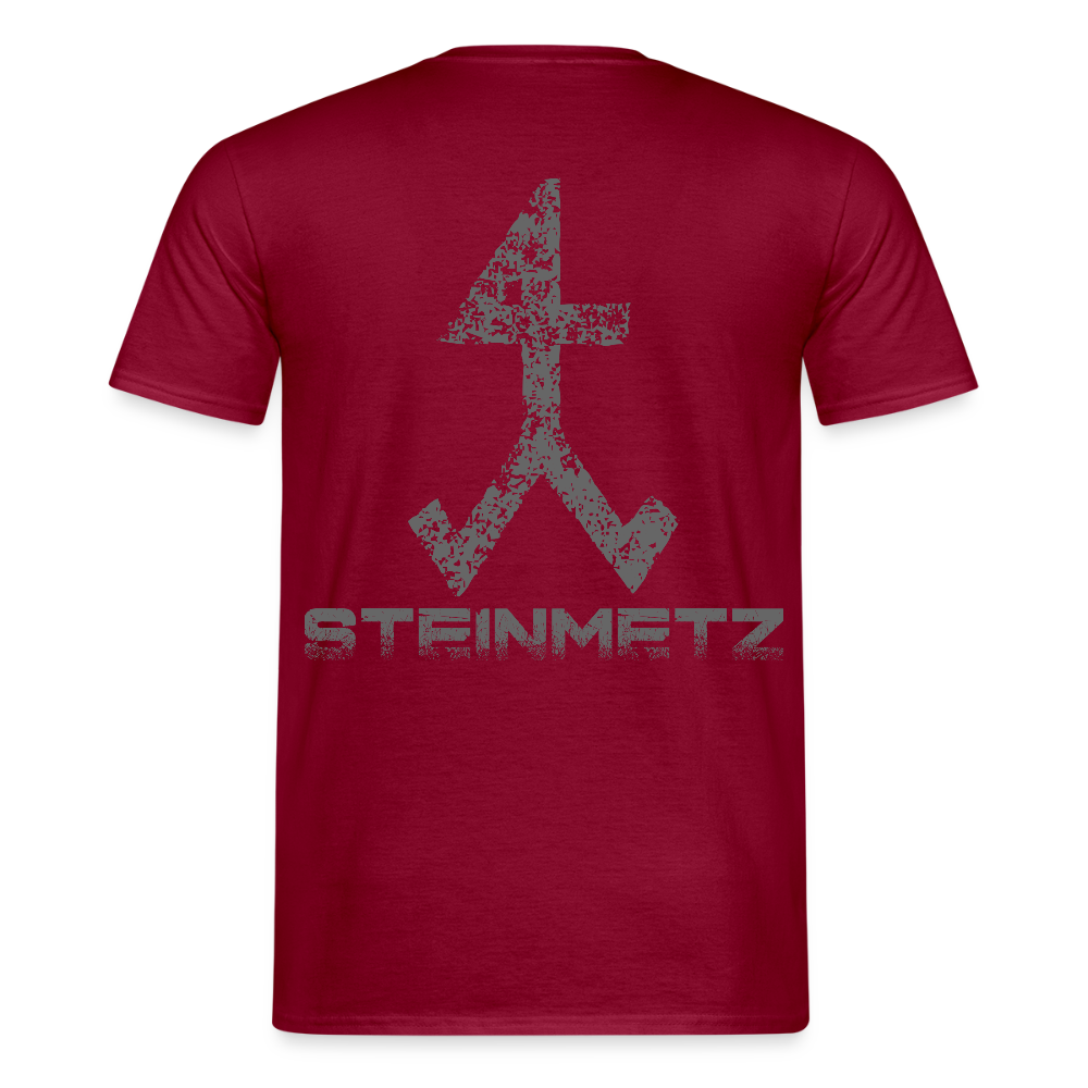 Unisex T-Shirt "Steinmetz" Ziegelrot Männer T-Shirt