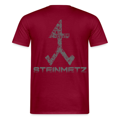 Unisex T-Shirt "Steinmetz" Ziegelrot Männer T-Shirt