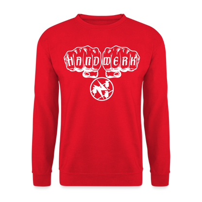 Unisex Pullover "Elektriker" Rot Unisex Pullover