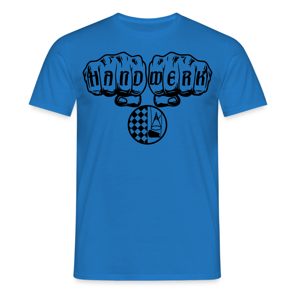 Unisex T-Shirt "Bodenleger" Royalblau Männer T-Shirt