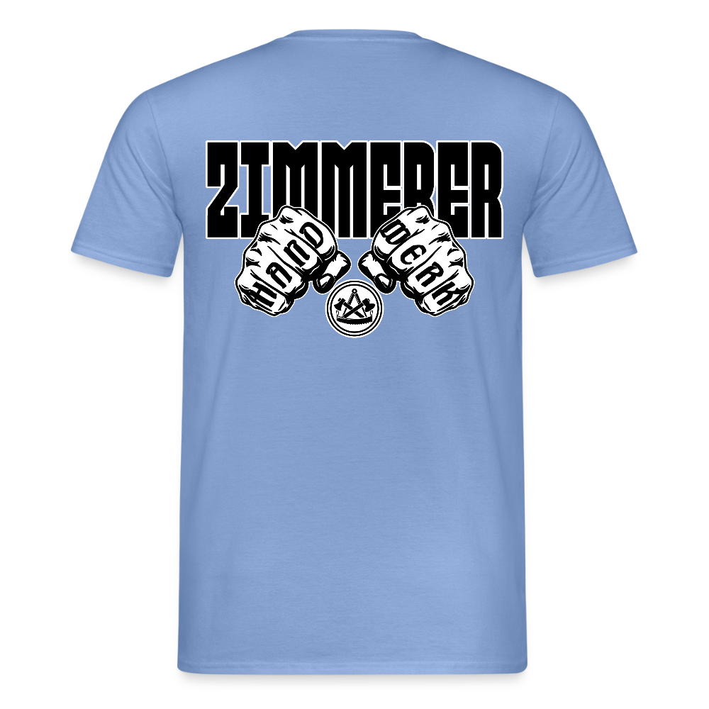 Unisex T-Shirt "Zimmerer" (beidseitig bedruckt) carolina blue Männer T-Shirt