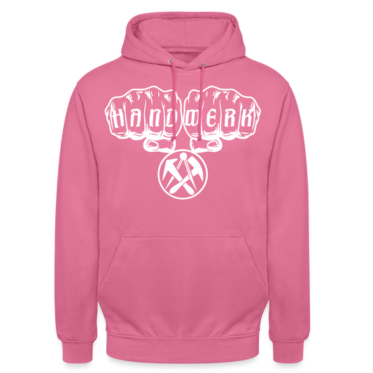 Unisex Hoodie "Dachdecker" Pink Unisex Hoodie