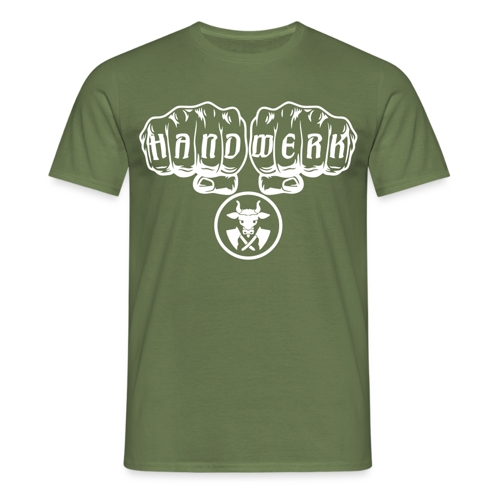 Unisex T-Shirt "Metzger" Militärgrün Männer T-Shirt