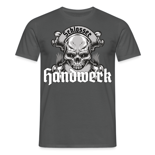 Unisex T-Shirt "Skull-Schlosser" Anthrazit Männer T-Shirt
