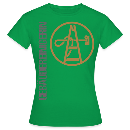 Frauen T-Shirt "Gebäudereinigerin" Kelly Green Frauen T-Shirt