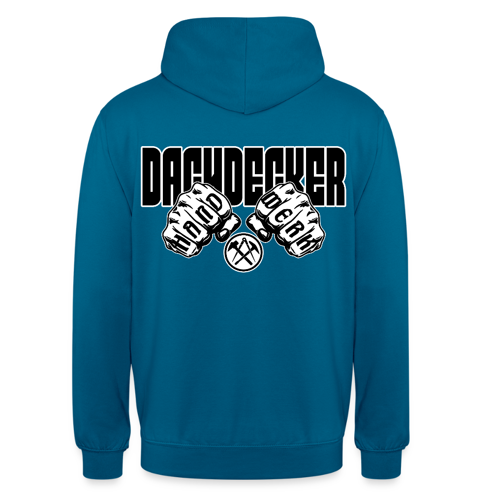 Unisex Hoodie "Dachdecker" Tiefseeblau Unisex Hoodie