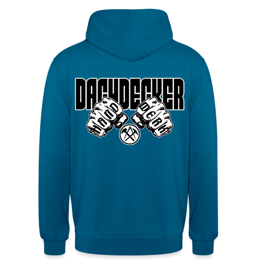 Unisex Hoodie "Dachdecker" Tiefseeblau Unisex Hoodie