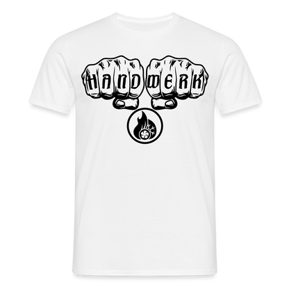 Unisex T-Shirt "Klimatechniker" Weiß Männer T-Shirt