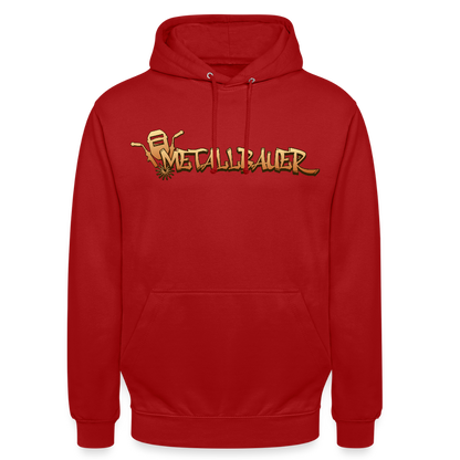 Unisex Hoodie"Metallbauer" Rot Unisex Hoodie