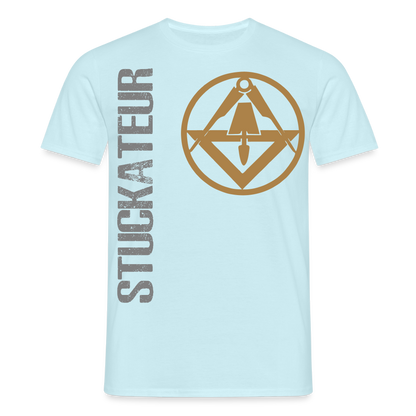 Unisex T-Shirt "Stuckateur" Sky Männer T-Shirt