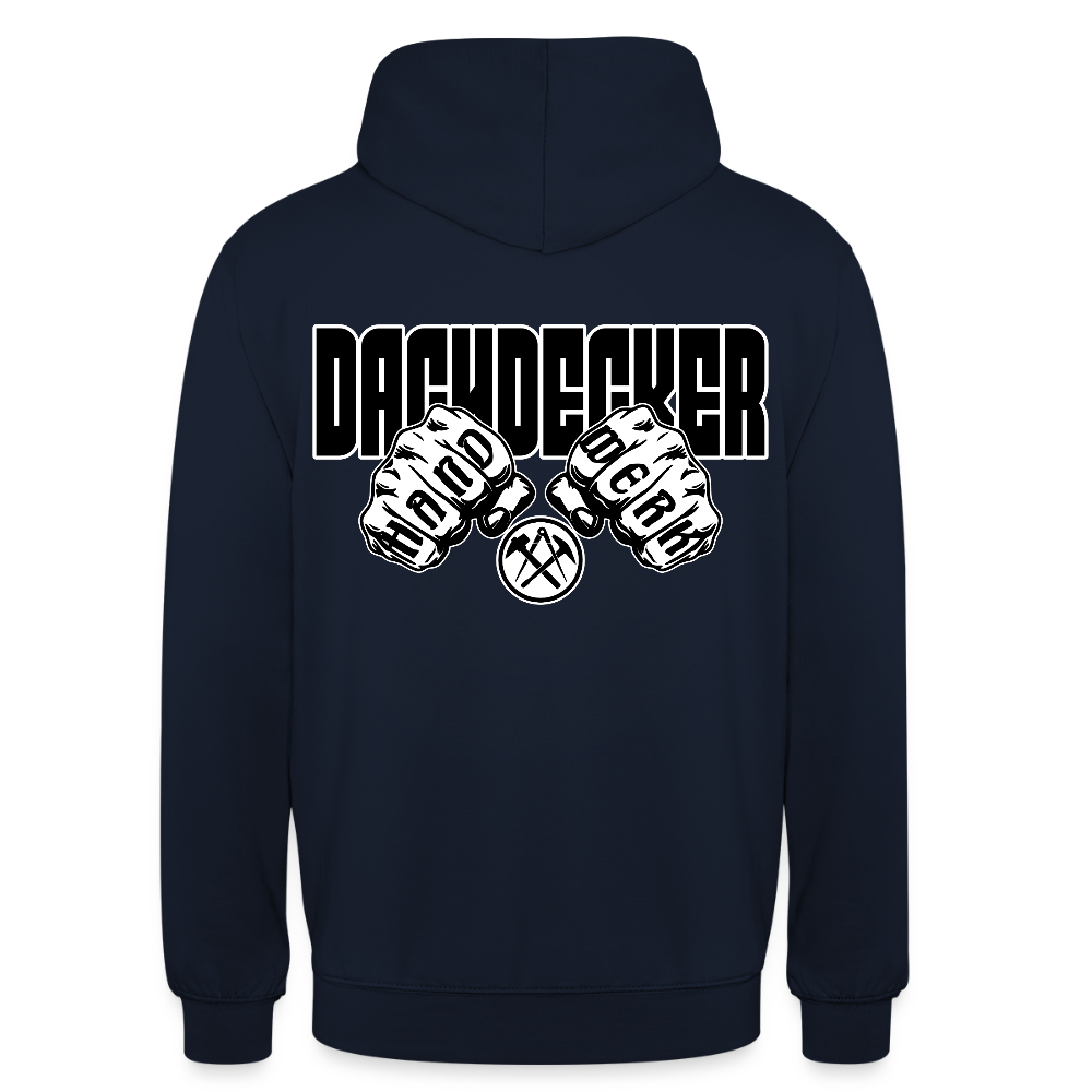 Unisex Hoodie "Dachdecker" Navy Unisex Hoodie