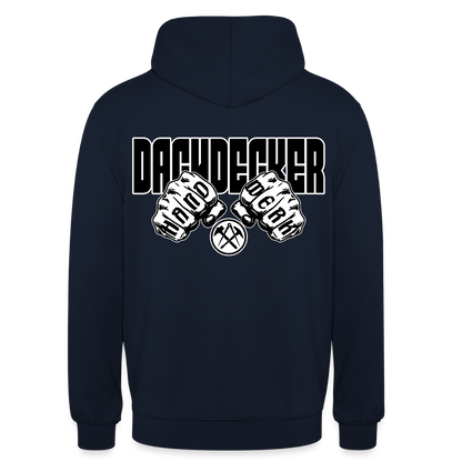 Unisex Hoodie "Dachdecker" Navy Unisex Hoodie