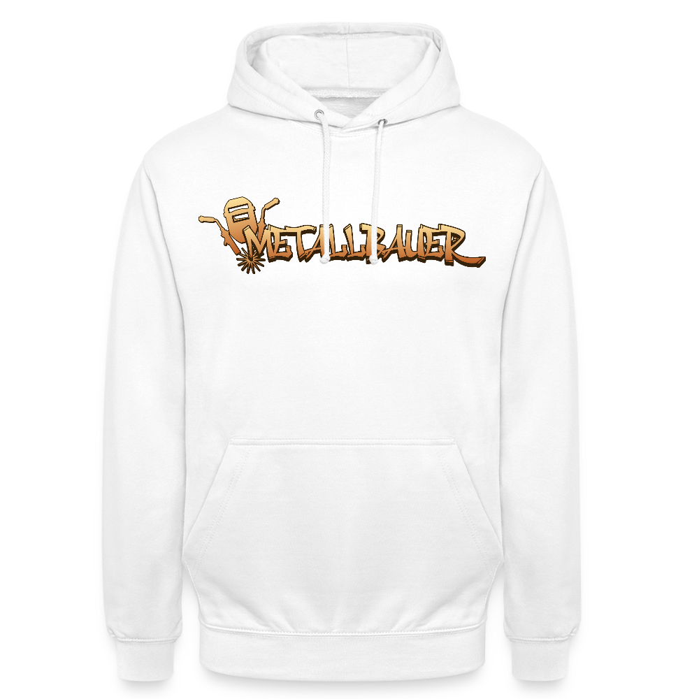 Unisex Hoodie"Metallbauer" Weiß Unisex Hoodie