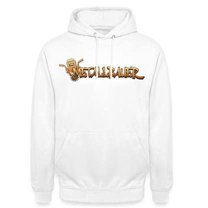 Unisex Hoodie"Metallbauer" Weiß Unisex Hoodie