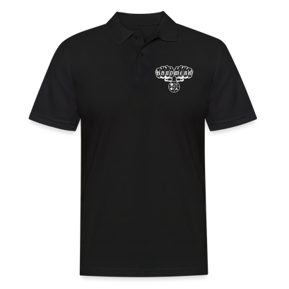 Männer Poloshirt "Isolierer" Schwarz Männer Poloshirt