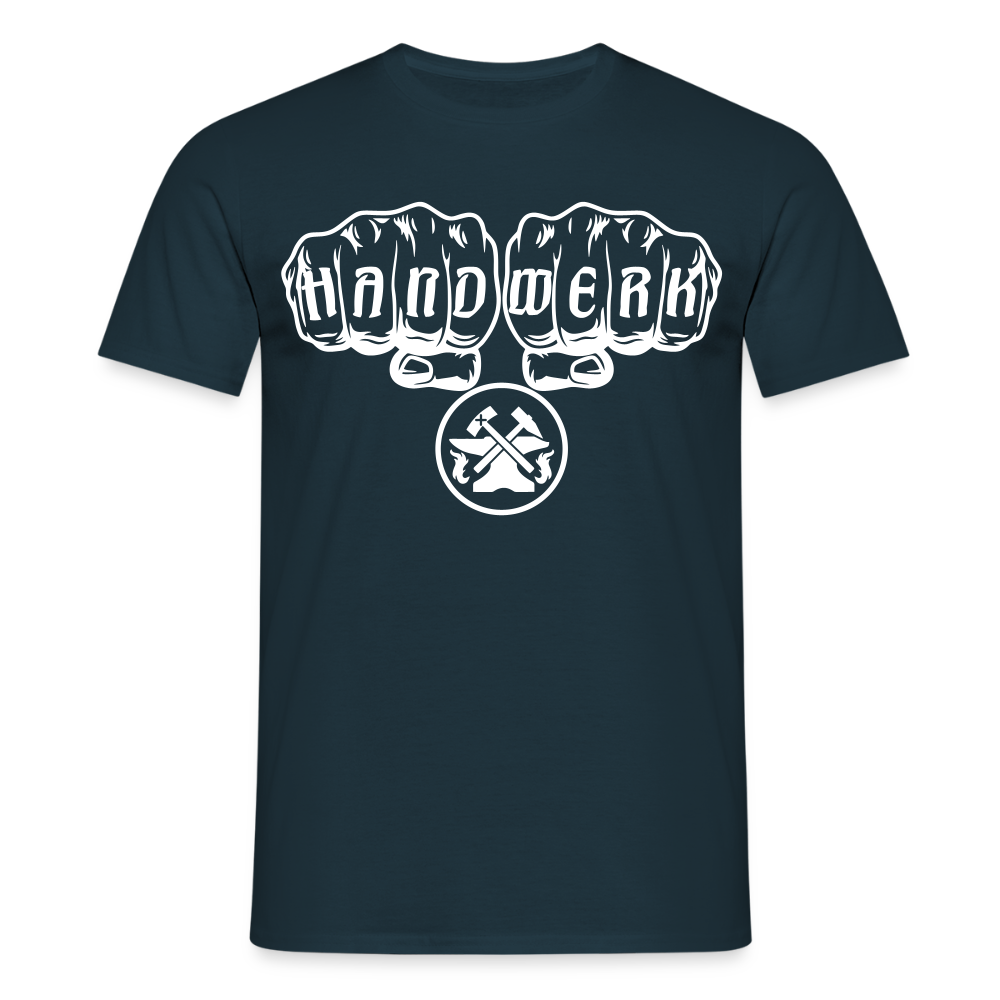 Unisex T-Shirt "Metallbauer" Navy Männer T-Shirt