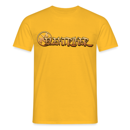 Unisex T-Shirt "Elektriker" Gelb Männer T-Shirt