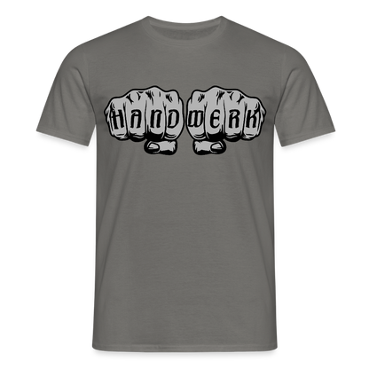 Unisex T-Shirt "Power-Handwerk" Graphit Männer T-Shirt