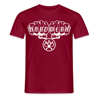 Unisex T-Shirt "Drechsler" Ziegelrot Männer T-Shirt