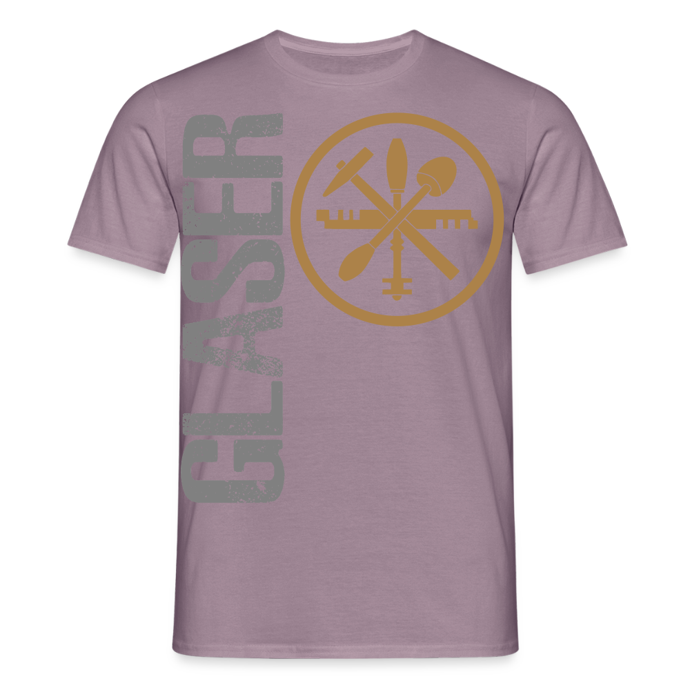 Unisex T-Shirt "Glaser" Lilagrau Männer T-Shirt