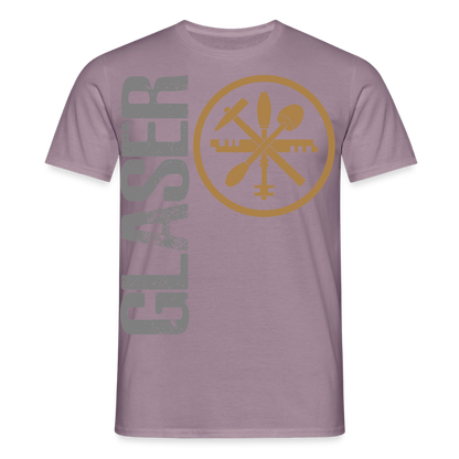 Unisex T-Shirt "Glaser" Lilagrau Männer T-Shirt