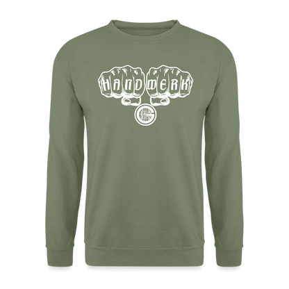 Unisex Pullover "Gerüstbauer" Armeegrün Unisex Pullover