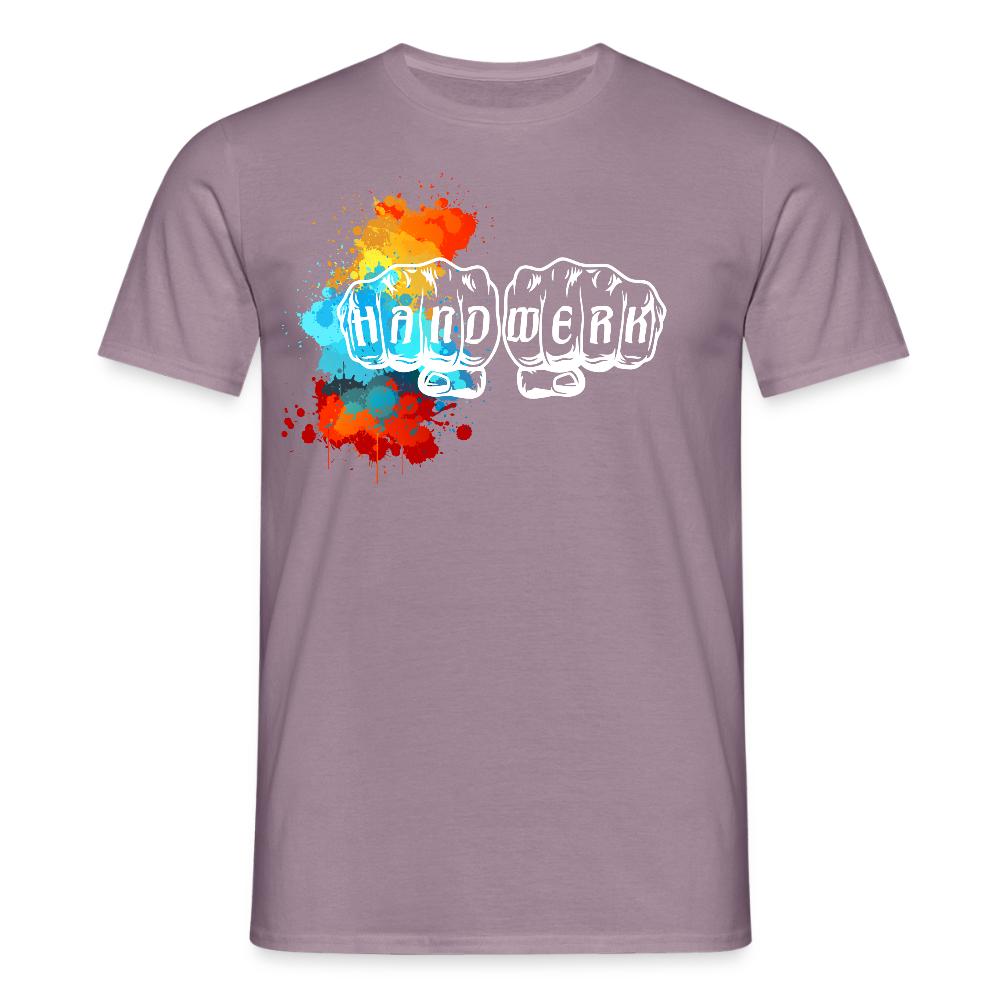 Unisex T-Shirt "Splash" Lilagrau Männer T-Shirt