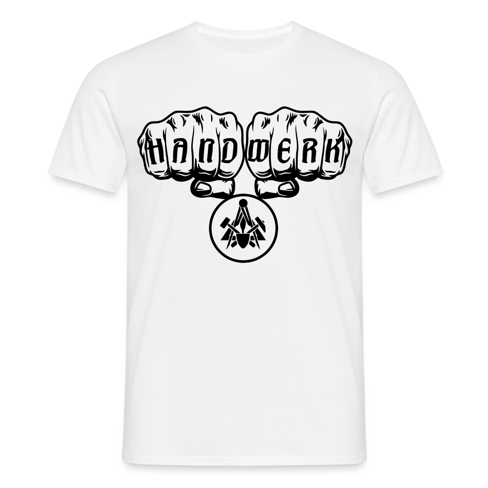 Unisex T-Shirt "Maurer" Weiß Männer T-Shirt