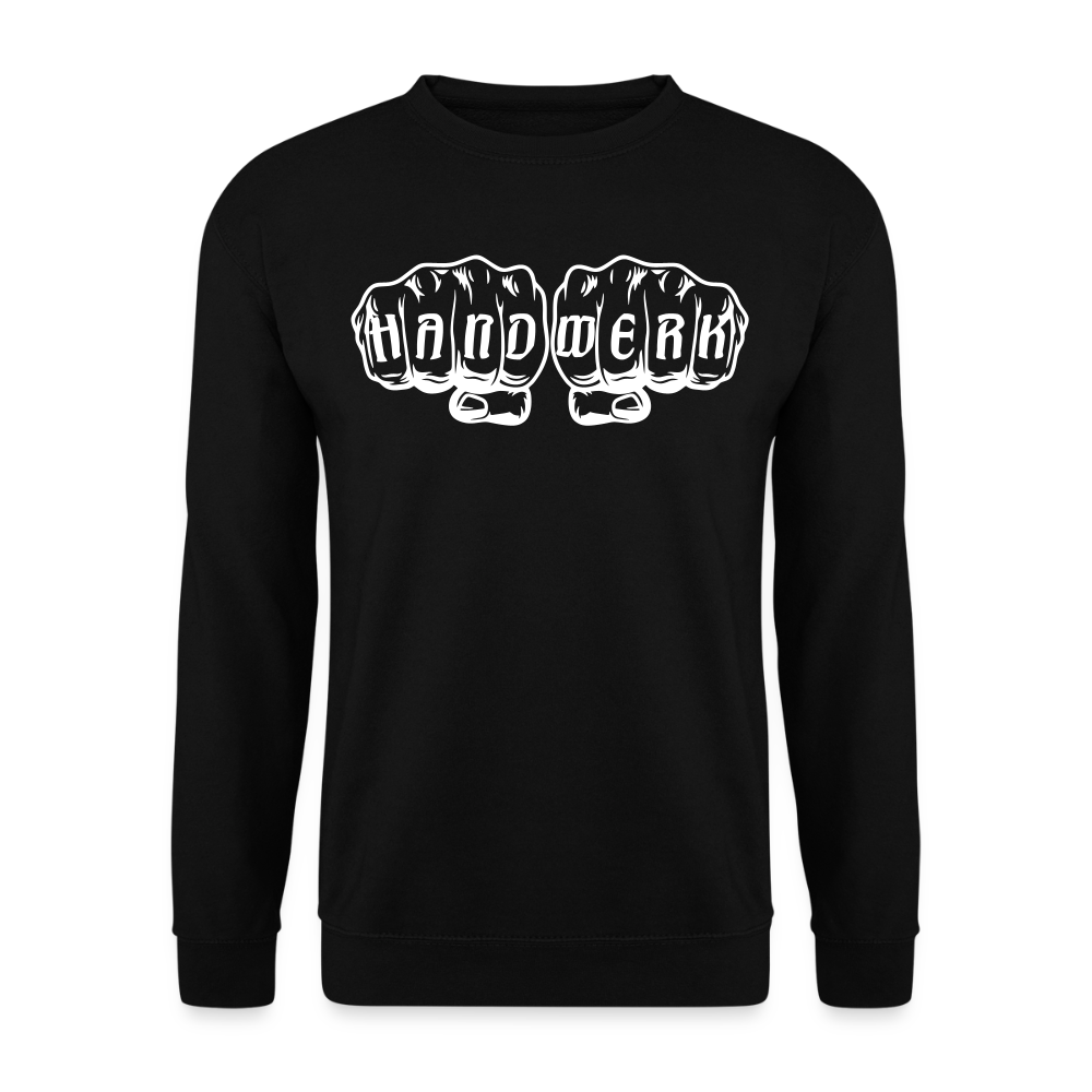 Unisex Pullover "Handwerk" Schwarz Unisex Pullover