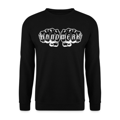 Unisex Pullover "Handwerk" Schwarz Unisex Pullover