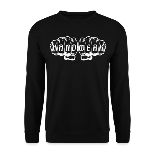 Unisex Pullover "Handwerk" Schwarz Unisex Pullover
