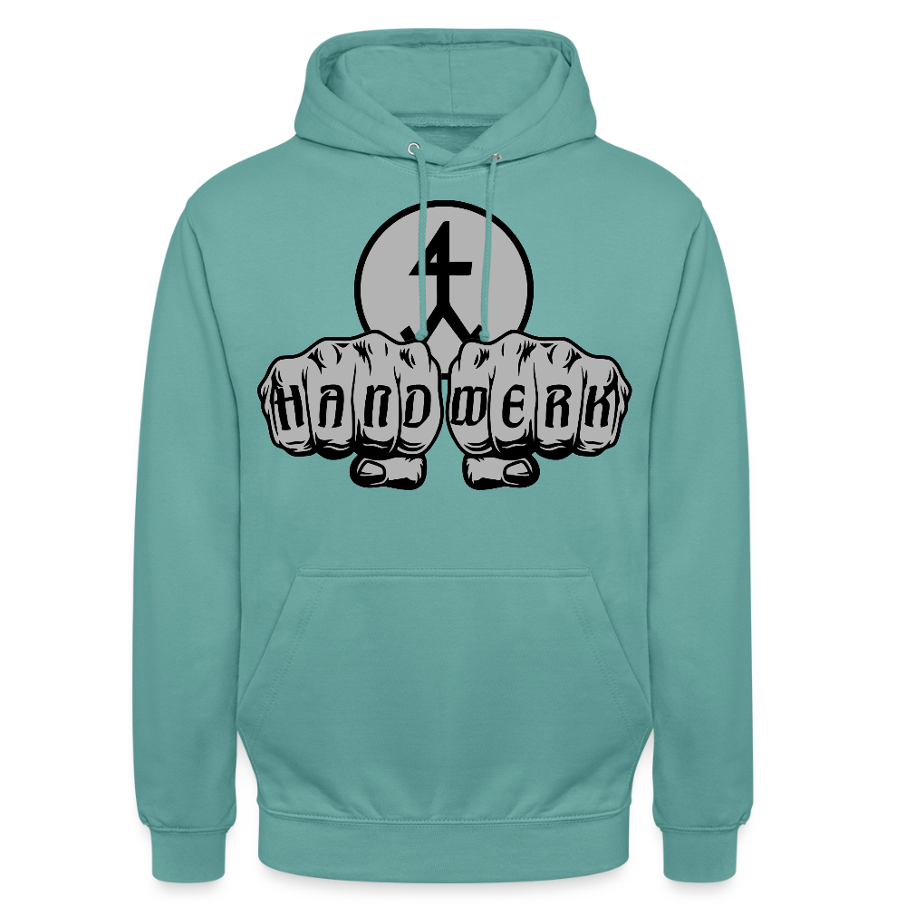 Unisex Hoodie "Steinmetz" Pastelltürkis Unisex Hoodie