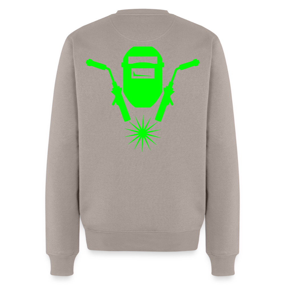 Unisex Premium Pullover "Schweisser" neongrün Männer Premium Pullover