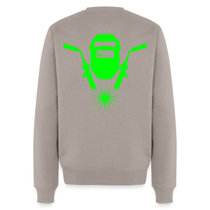 Unisex Premium Pullover "Schweisser" neongrün Männer Premium Pullover