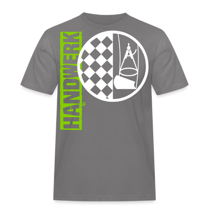 Unisex Workwear T-Shirt "Bodenleger" Grau Männer Workwear T-Shirt