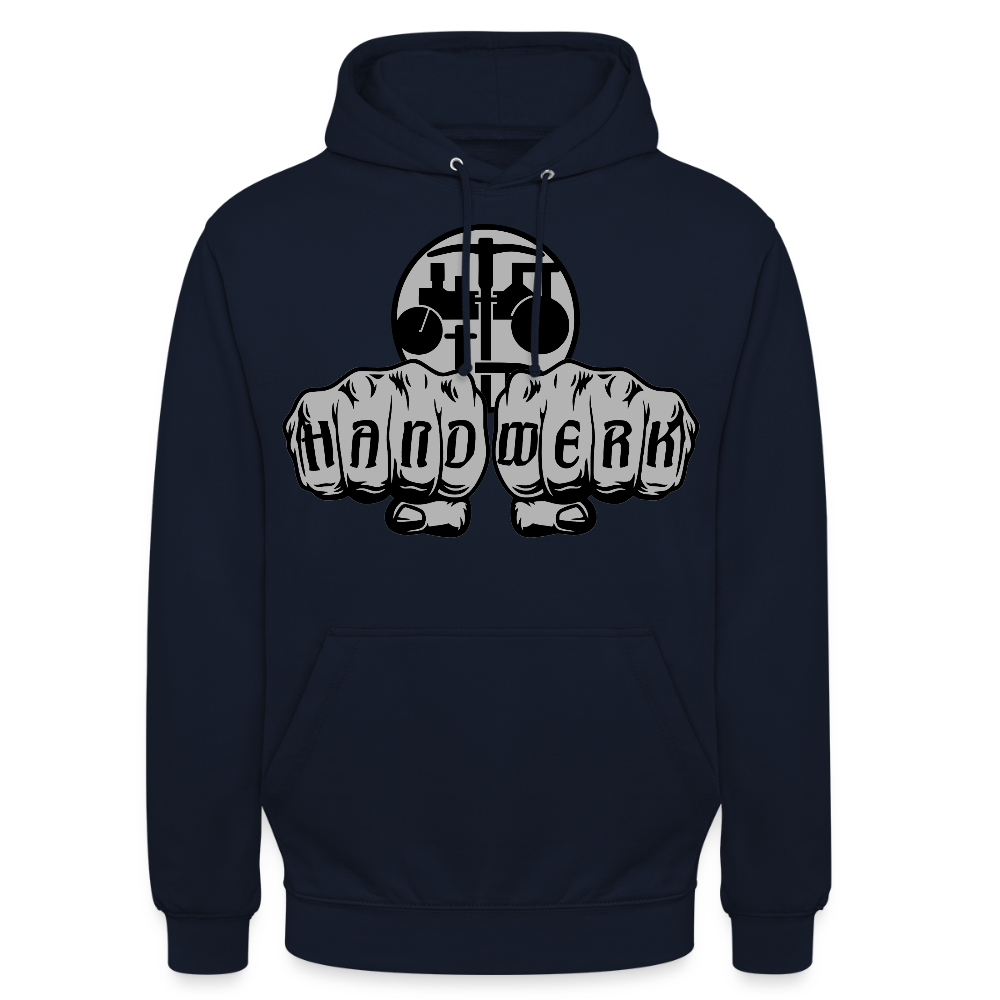 Unisex Hoodie "Strassenbauer" Navy Unisex Hoodie