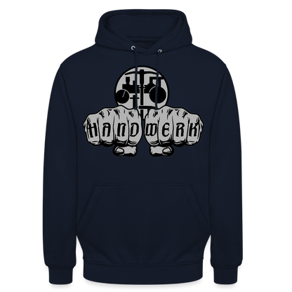 Unisex Hoodie "Strassenbauer" Navy Unisex Hoodie