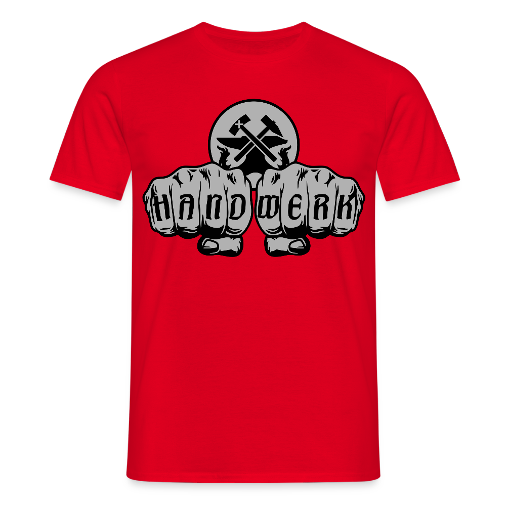 Unisex T-Shirt "Metallbauer" Rot Männer T-Shirt