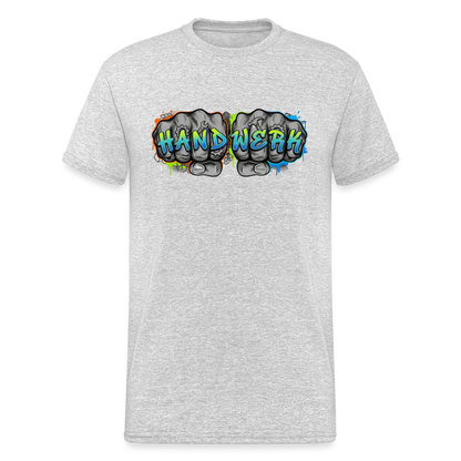 Unisex T-Shirt "Handwerk" Street Fist & Font Grau meliert Männer Gildan Heavy T-Shirt {{ color }}