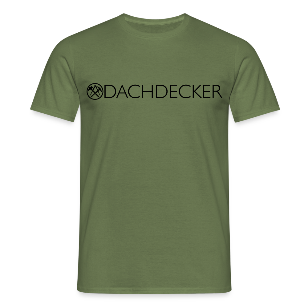 Unisex T-Shirt "Dachdecker" Militärgrün Männer T-Shirt